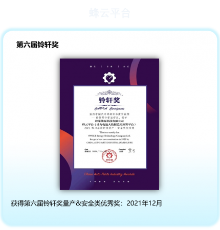 蜂云平台铃轩奖